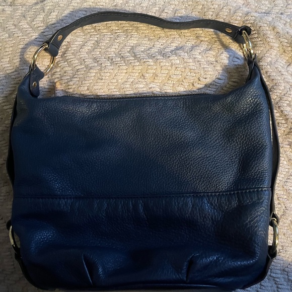 Michael Kors blue handbag 11x13 some wear - Picture 3 of 3